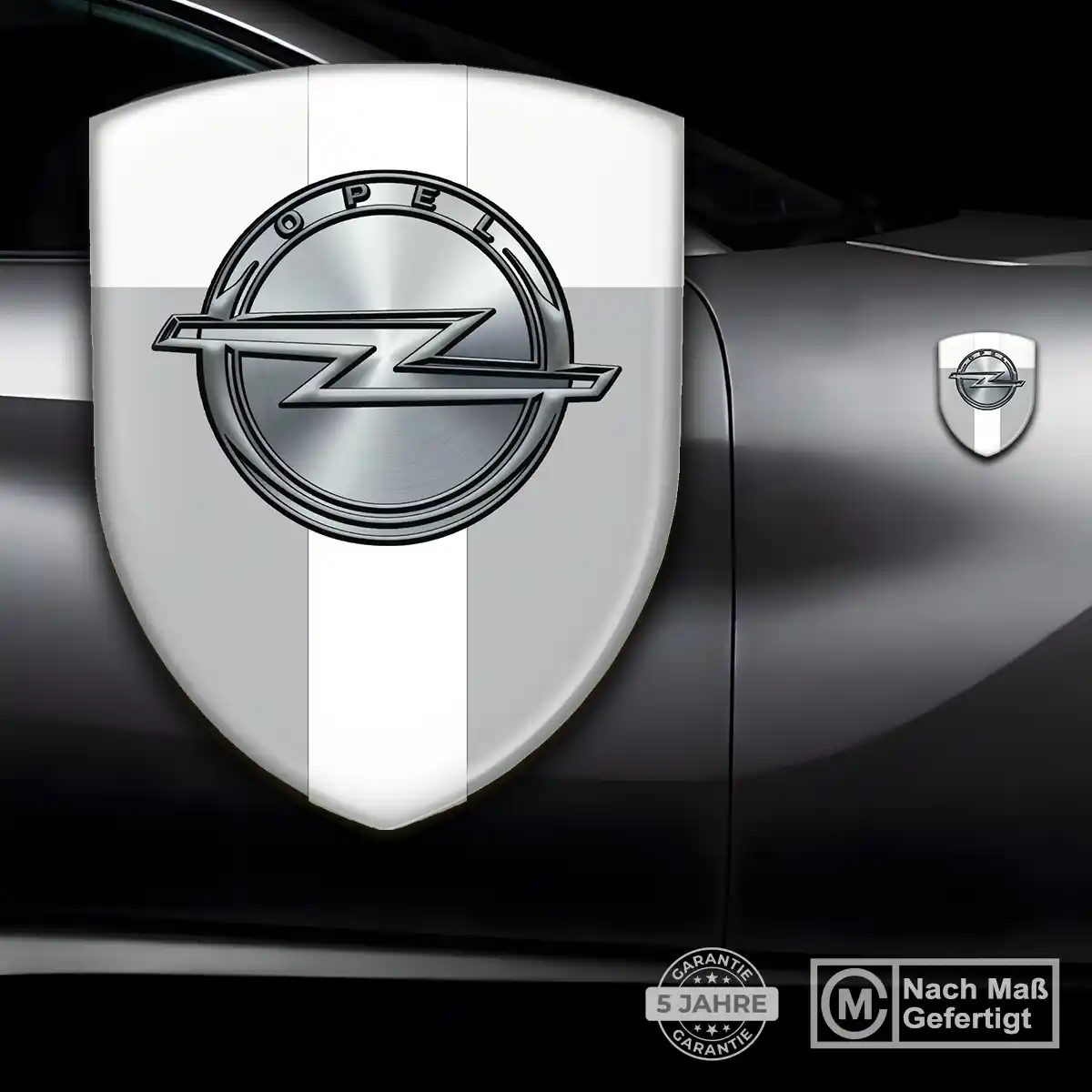 Opel Silikon Aufkleber Wappen Edles Design