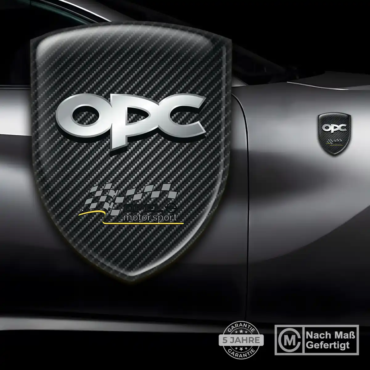 Opel Silikon Aufkleber Wappen Elegantes Design