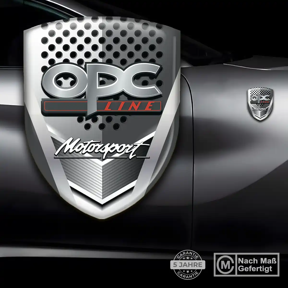 Opel Silikon Aufkleber Wappen Exterieurdesign