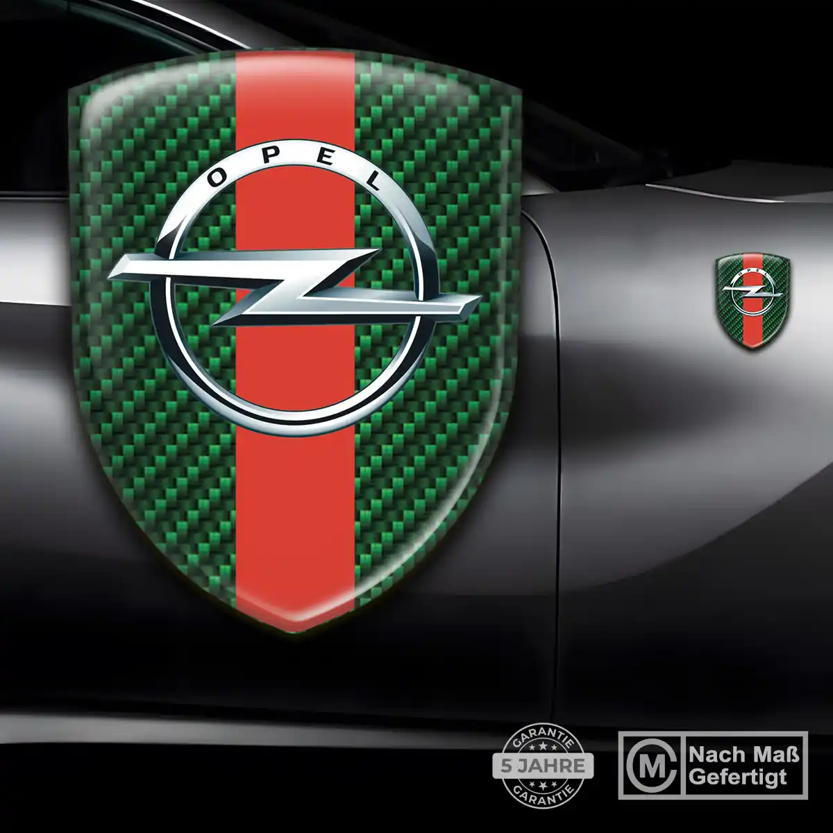 Opel Silikon Aufkleber Wappen Hochwertiges Harz