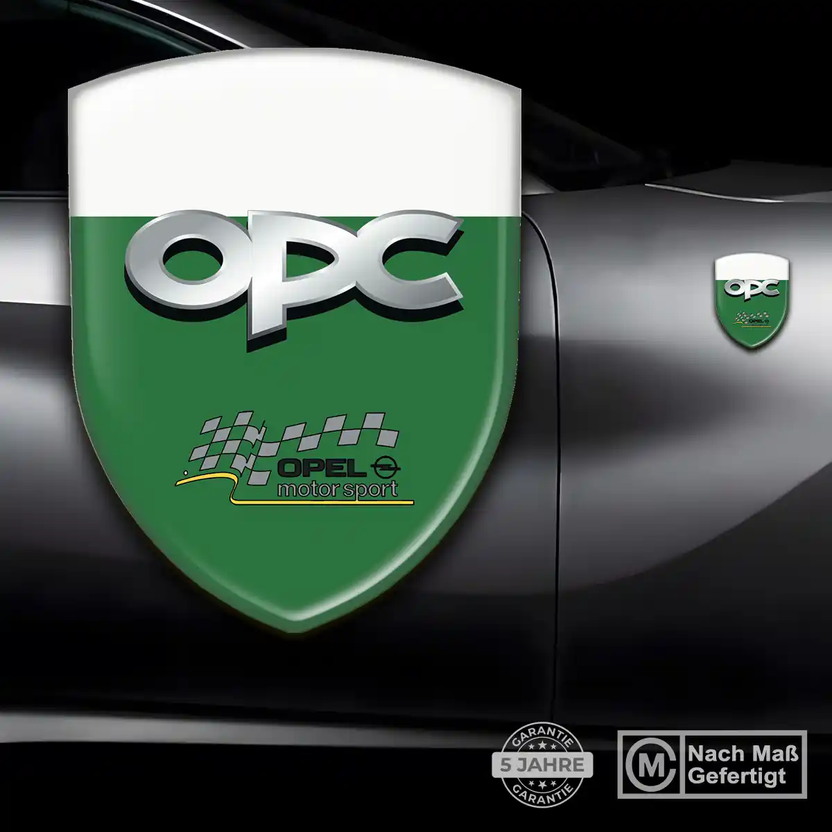 Opel Silikon Aufkleber Wappen Premium-Edition