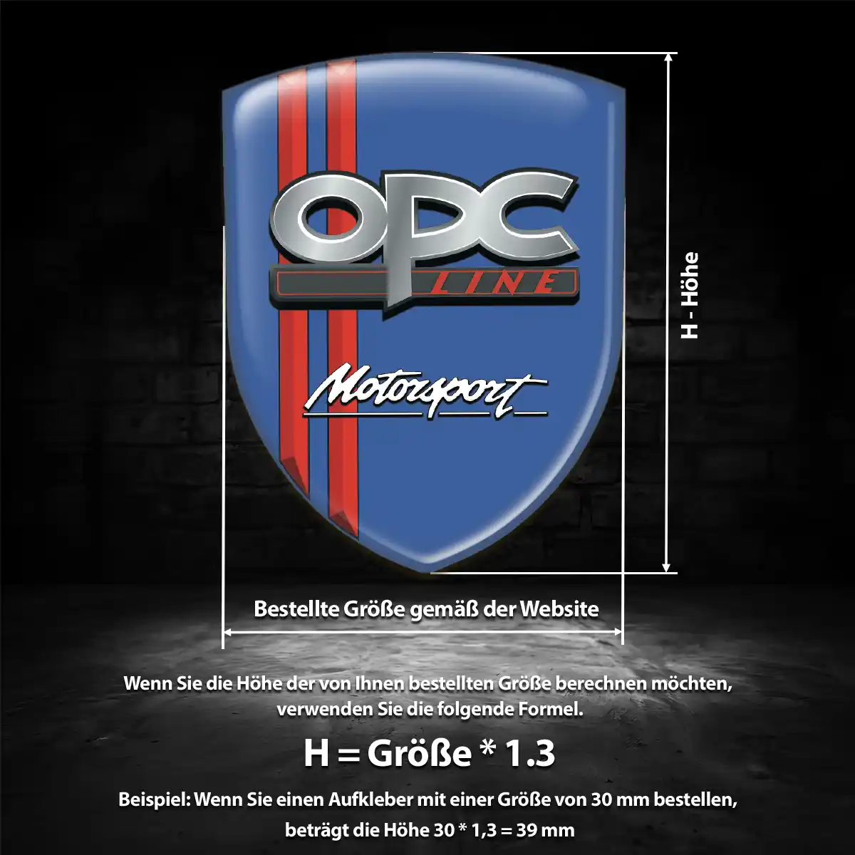 Opel Wappen Aufkleber Edles Design