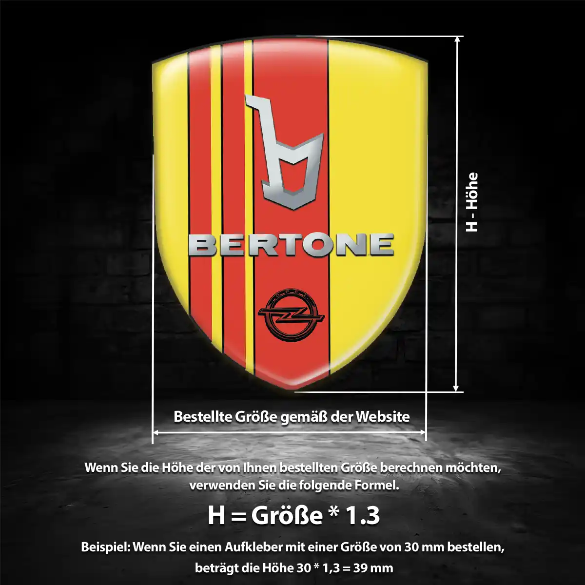 Opel Wappen Aufkleber Elegantes Design