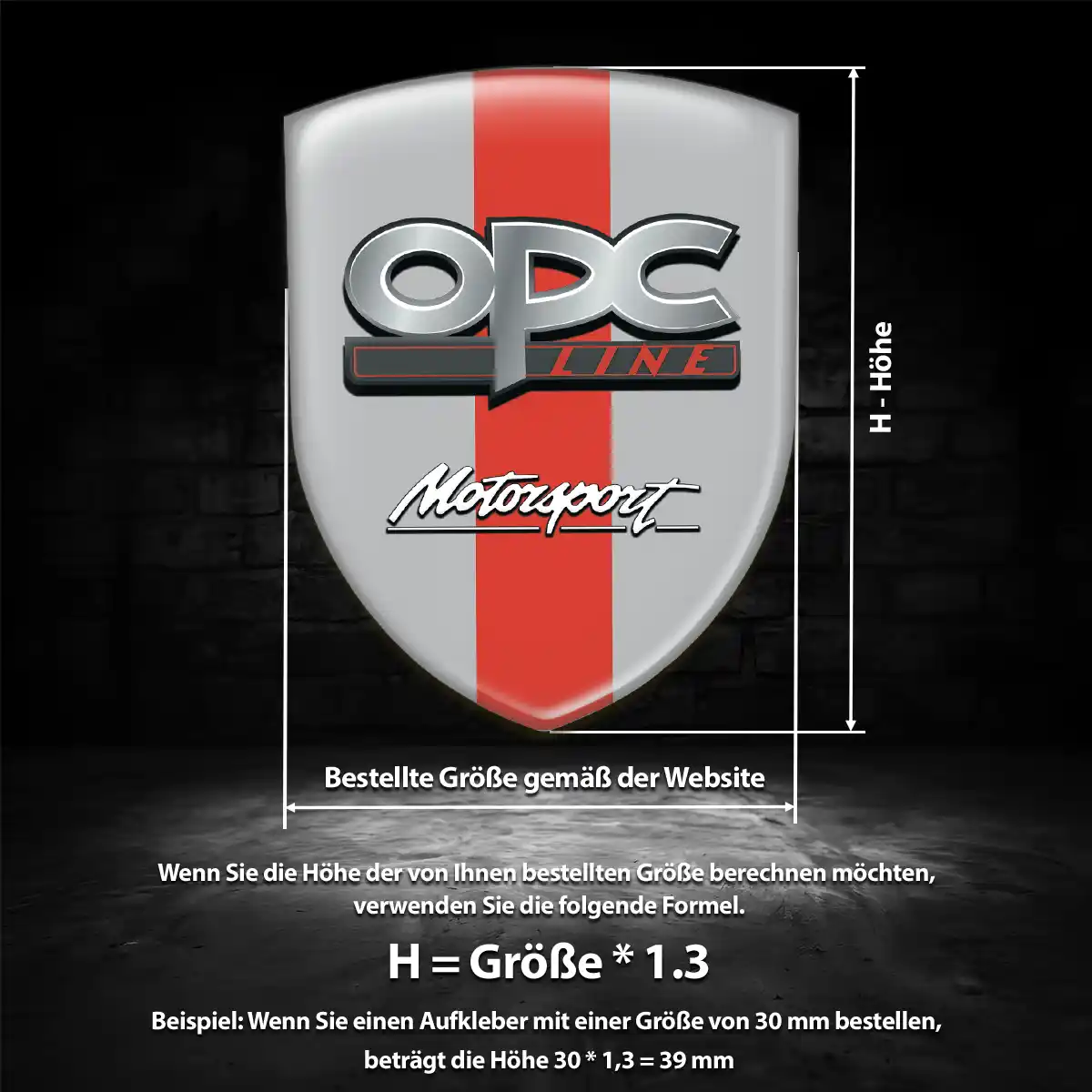 Opel Wappen Aufkleber Emblem Ausdrucksstarkes Design