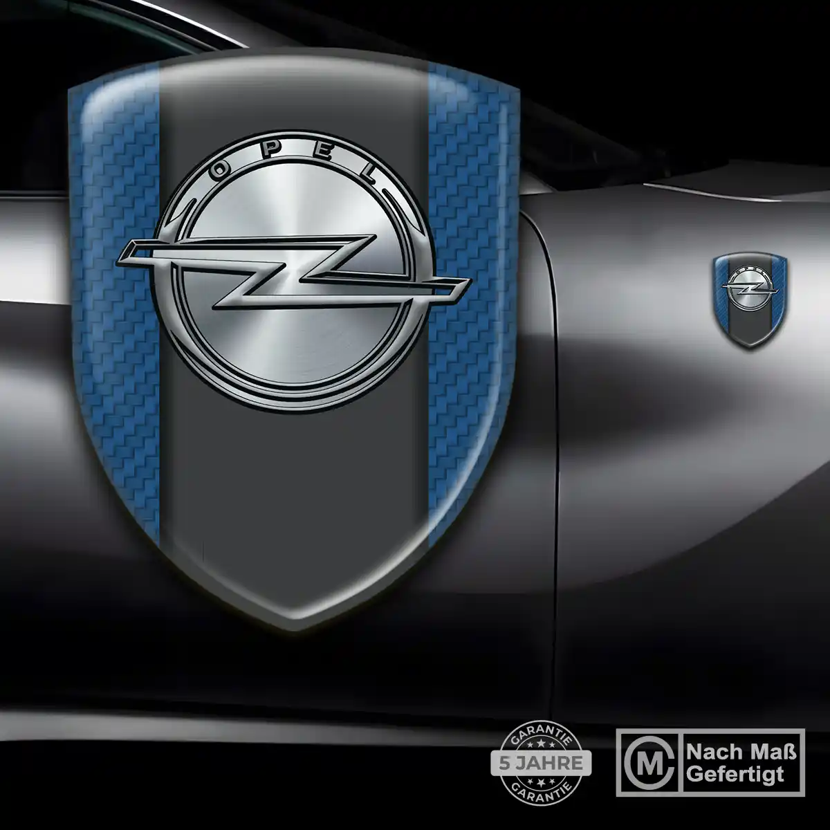 Opel Wappen Aufkleber Emblem Auto Edles Design