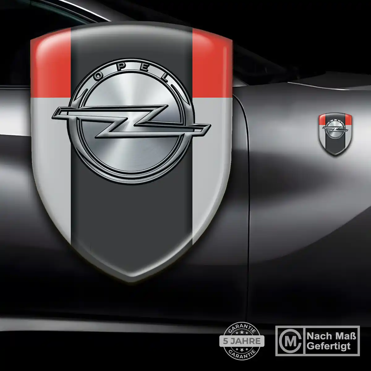 Opel Wappen Aufkleber Emblem Exterieurdesign