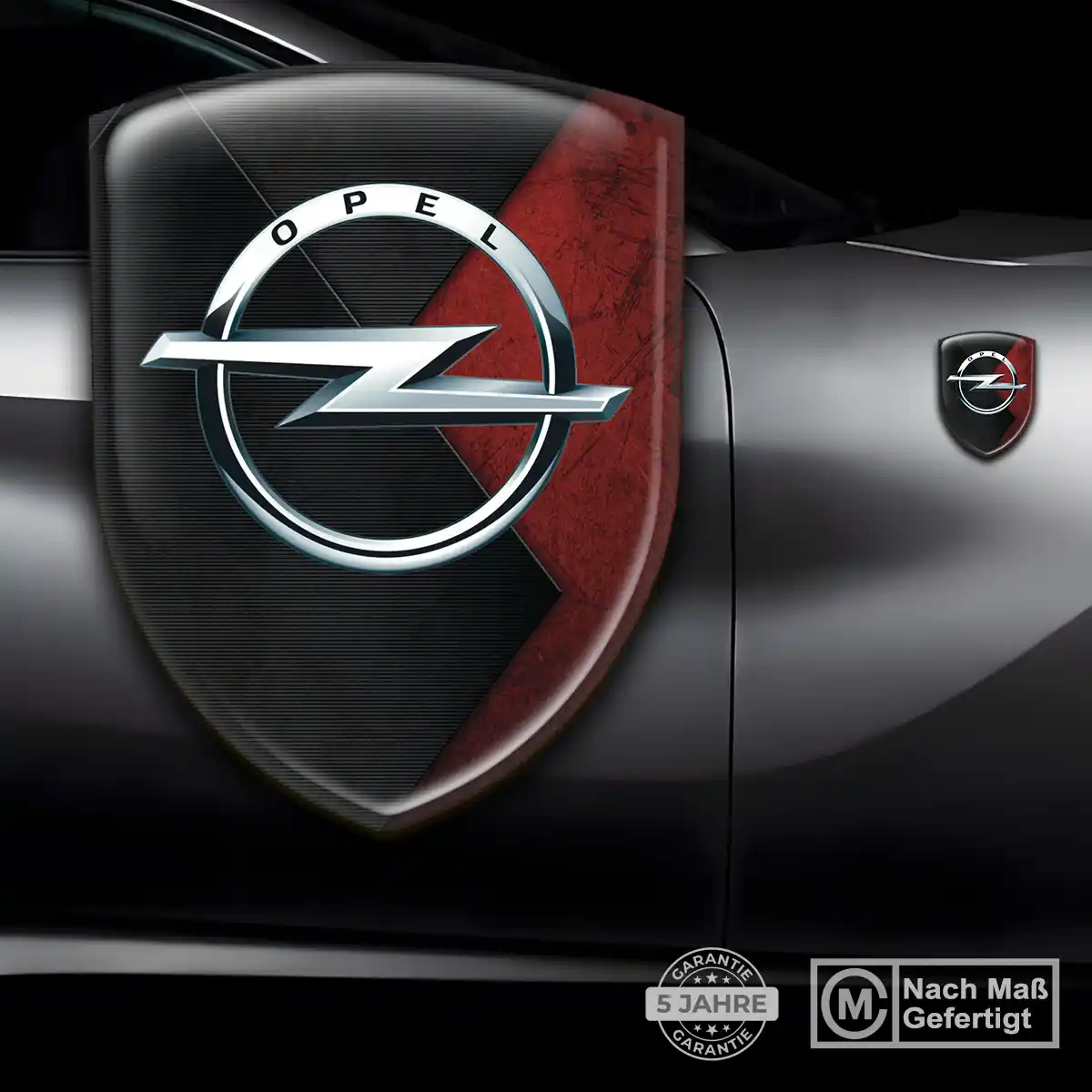 Opel Wappen Emblem Aufkleber Auto Hochwertiges Harz