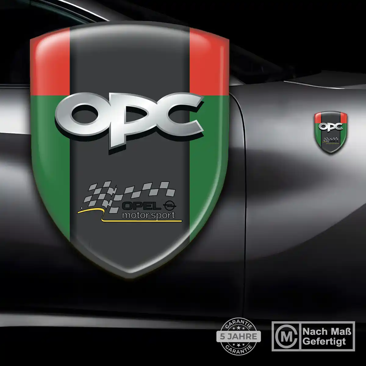 Opel Wappen Emblem Aufkleber Auto Premium-Edition