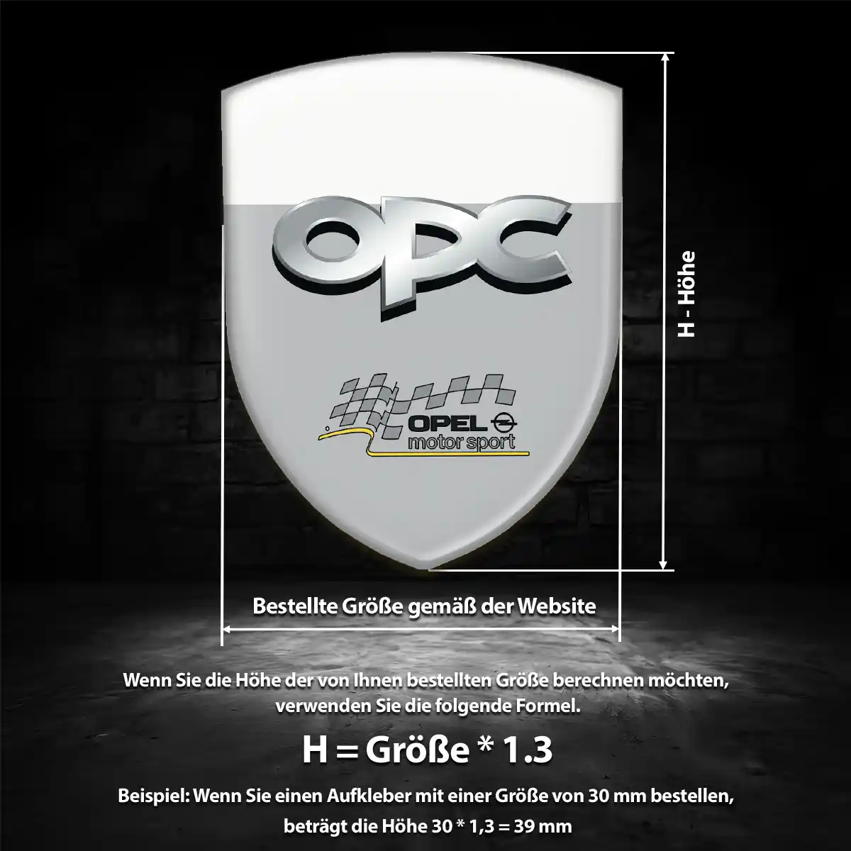 Opel Wappen Emblem Aufkleber Auto Stilvolles Design
