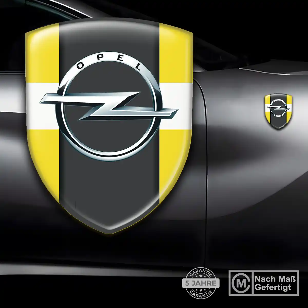 Opel Wappen Emblem Aufkleber Exterieurdesign