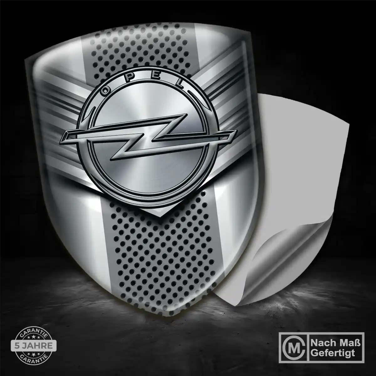 Opel Wappen Emblem Aufkleber Hochwertiges Harz
