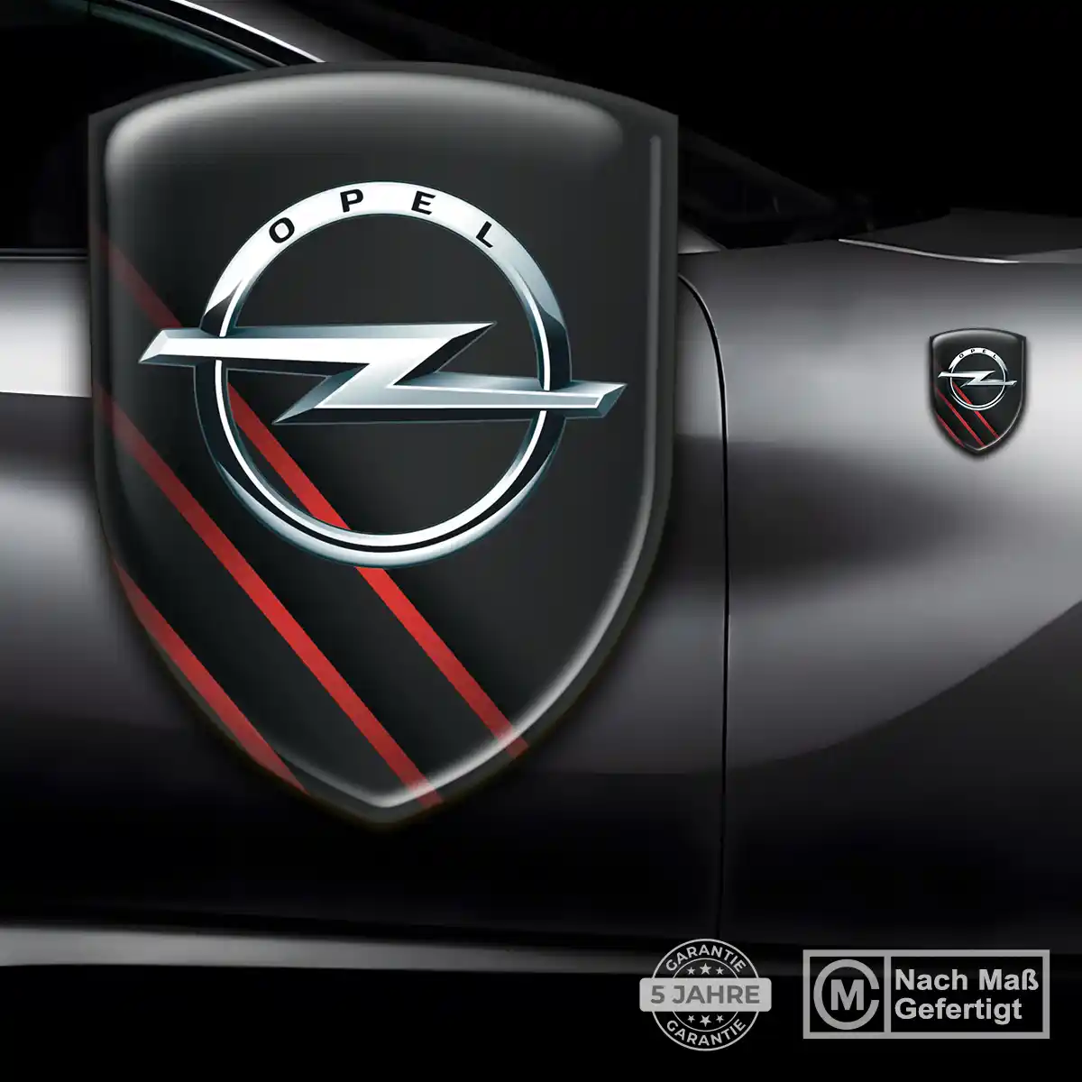 Opel Wappen Emblem Aufkleber Interieurdesign
