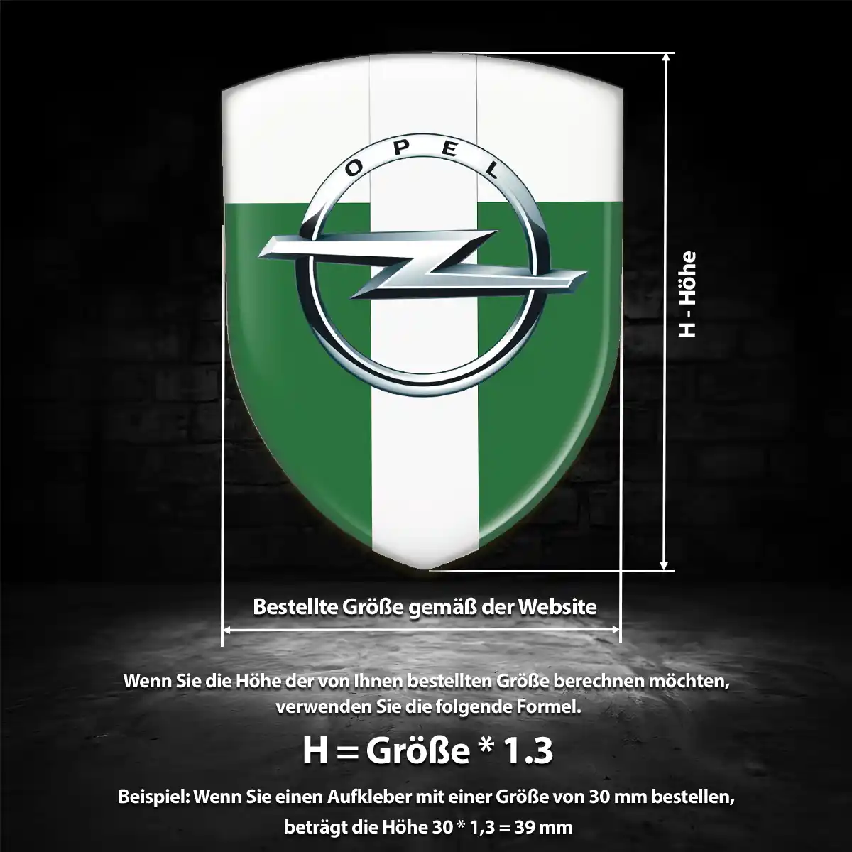 Opel Wappen Emblem Ausdrucksstarkes Design