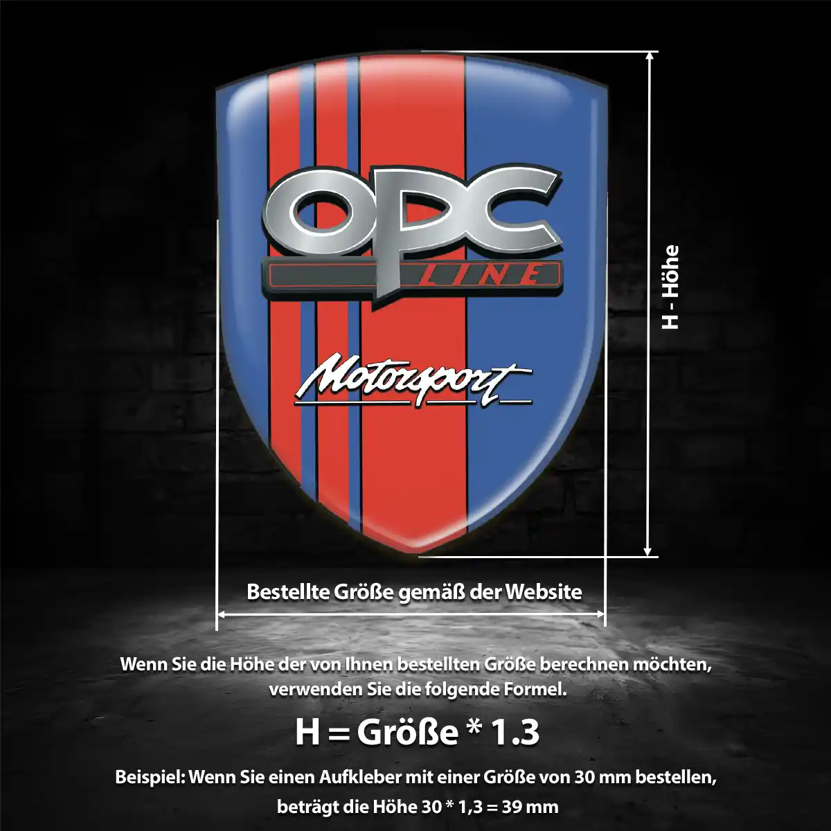 Opel Wappen Emblem Auto Premiumqualität