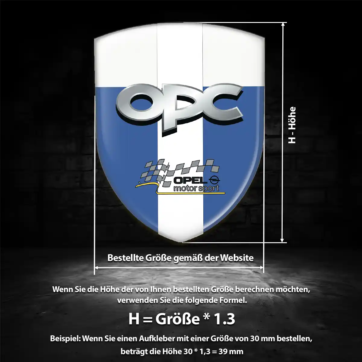 Opel Wappen Emblem Erstklassige Qualität