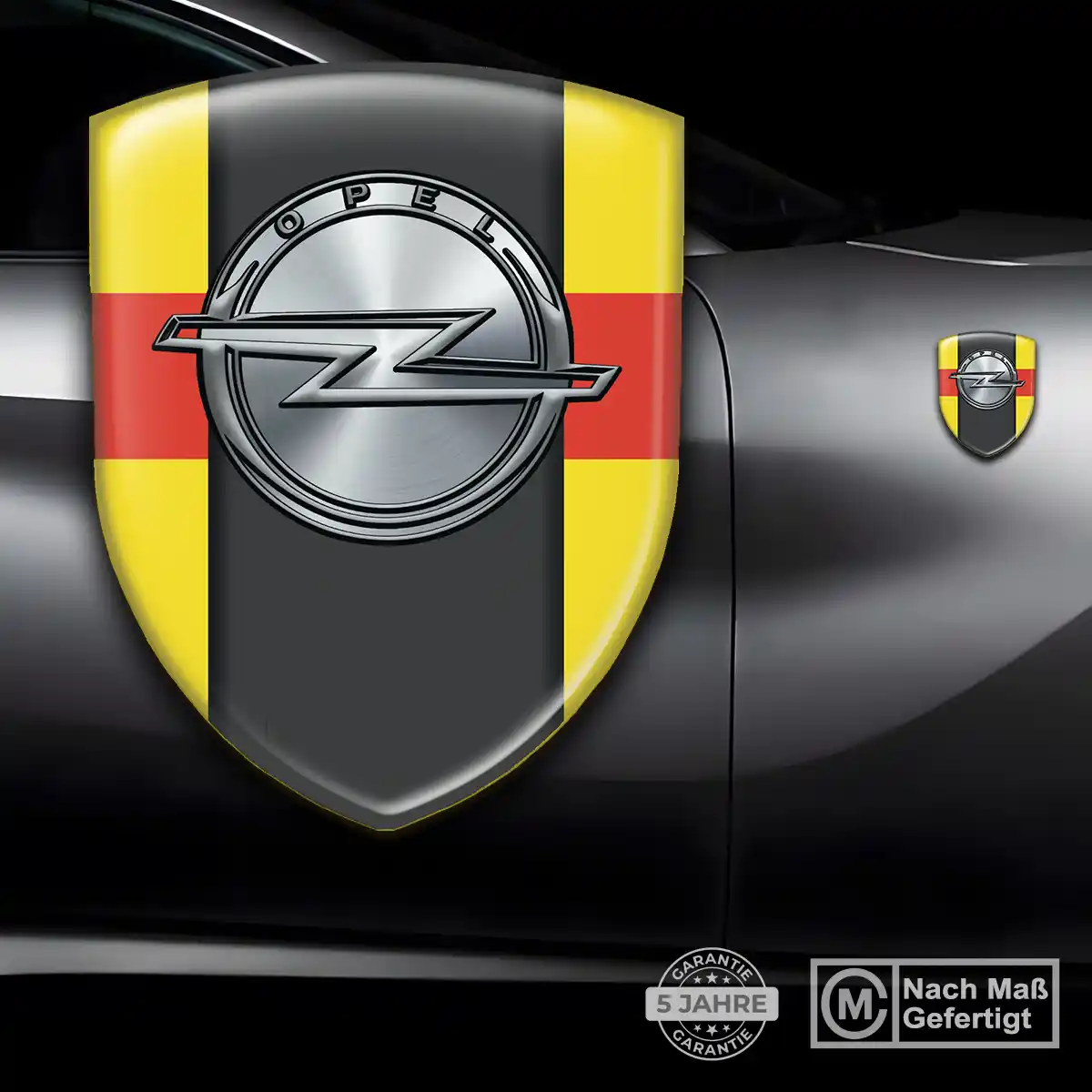 Opel Wappen Emblem Interieurdesign