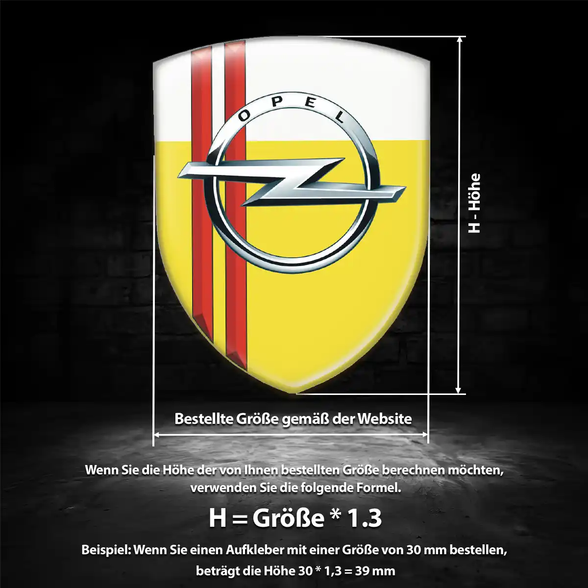 Opel Wappen Emblem Markenedition