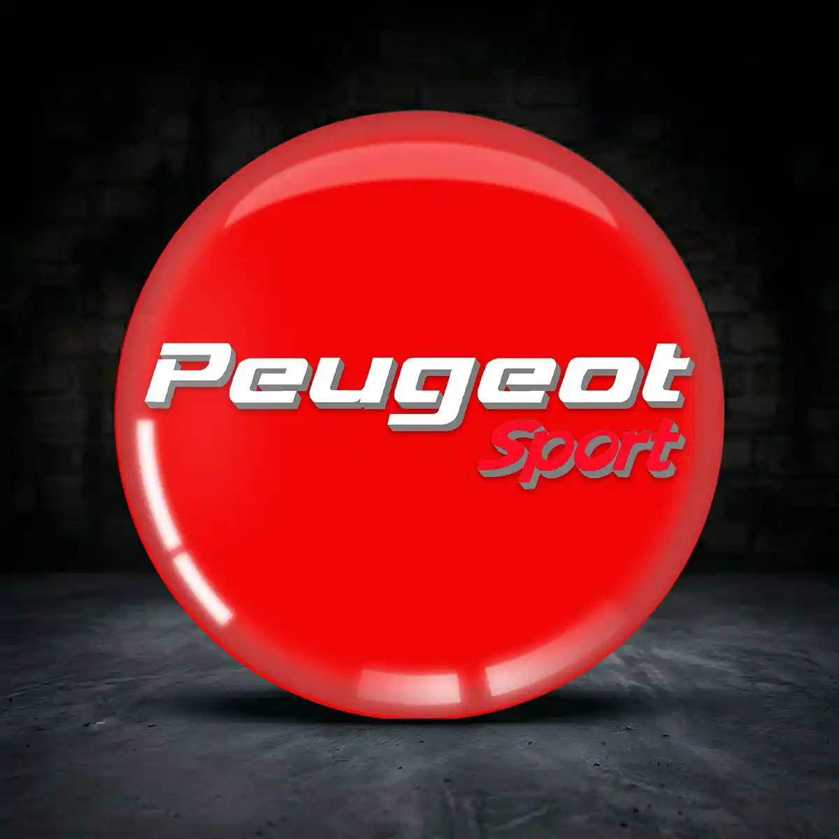 Peugeot Aufkleber Felgenemblem Silikon Luxus-Edition
