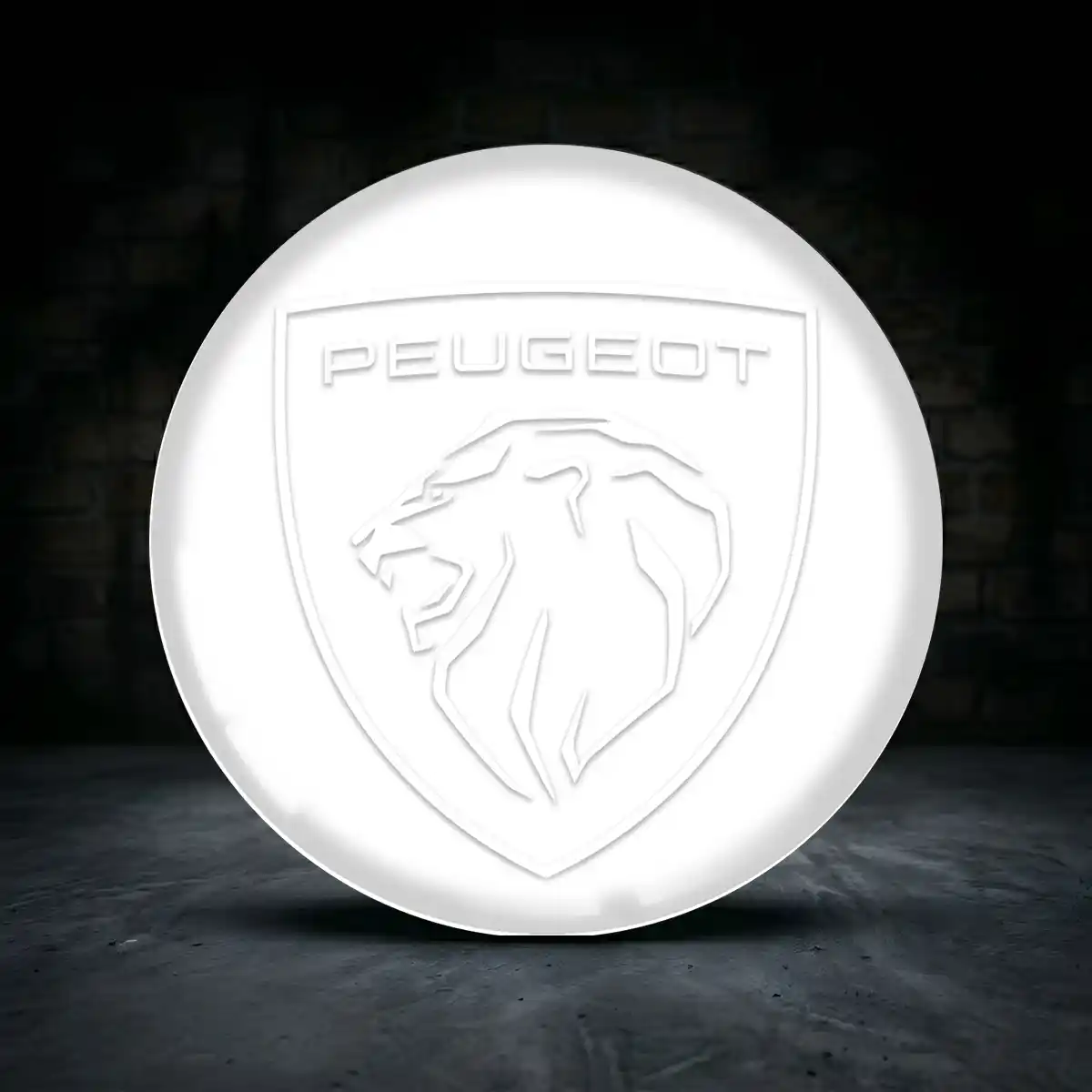 Peugeot Aufkleber Nabendeckel Interieurdesign