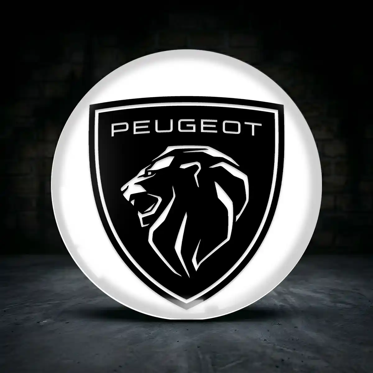 Peugeot Aufkleber Silikon Embleme Limitierte Auflage
