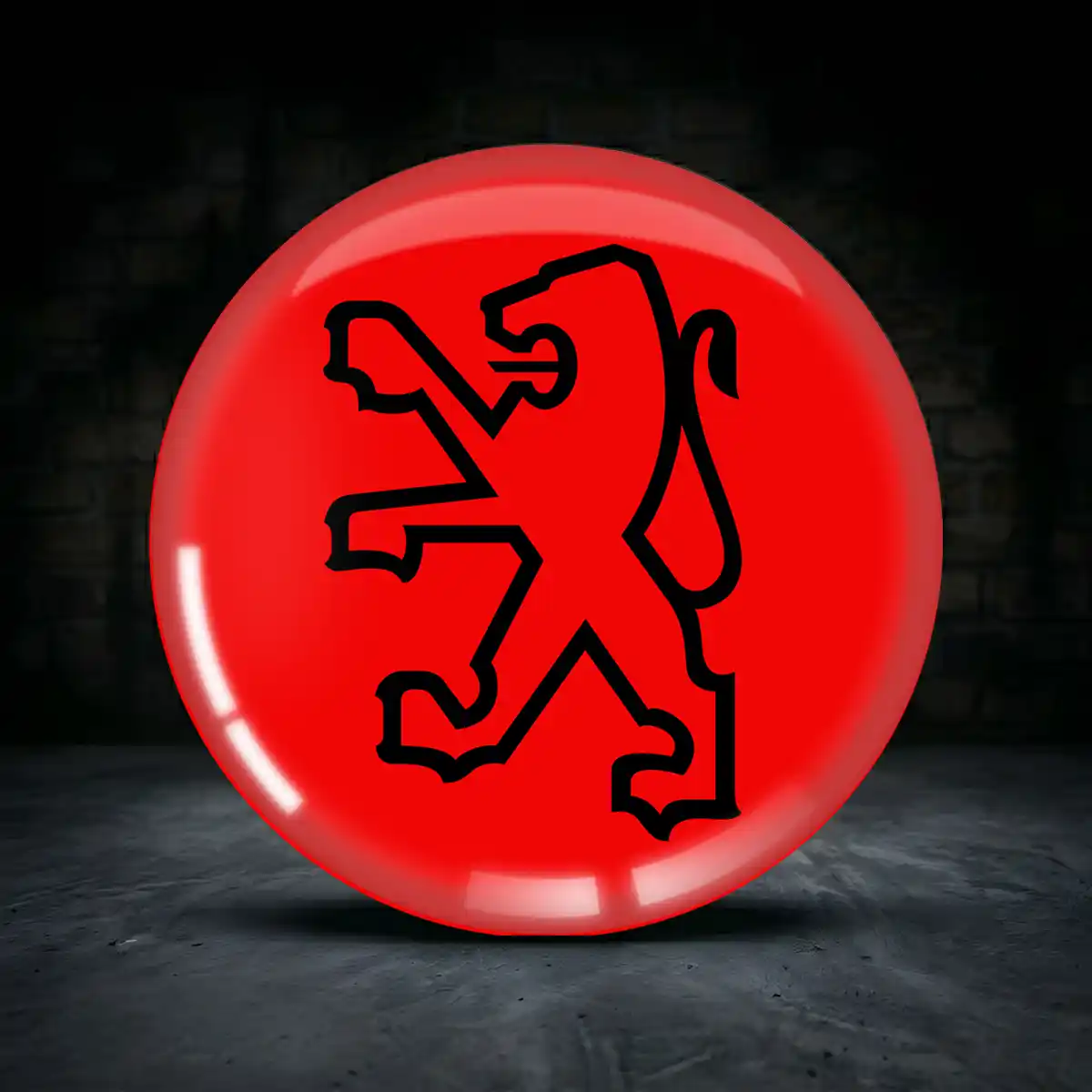 Peugeot Epoxidharz Aufkleber Limitierte Auflage