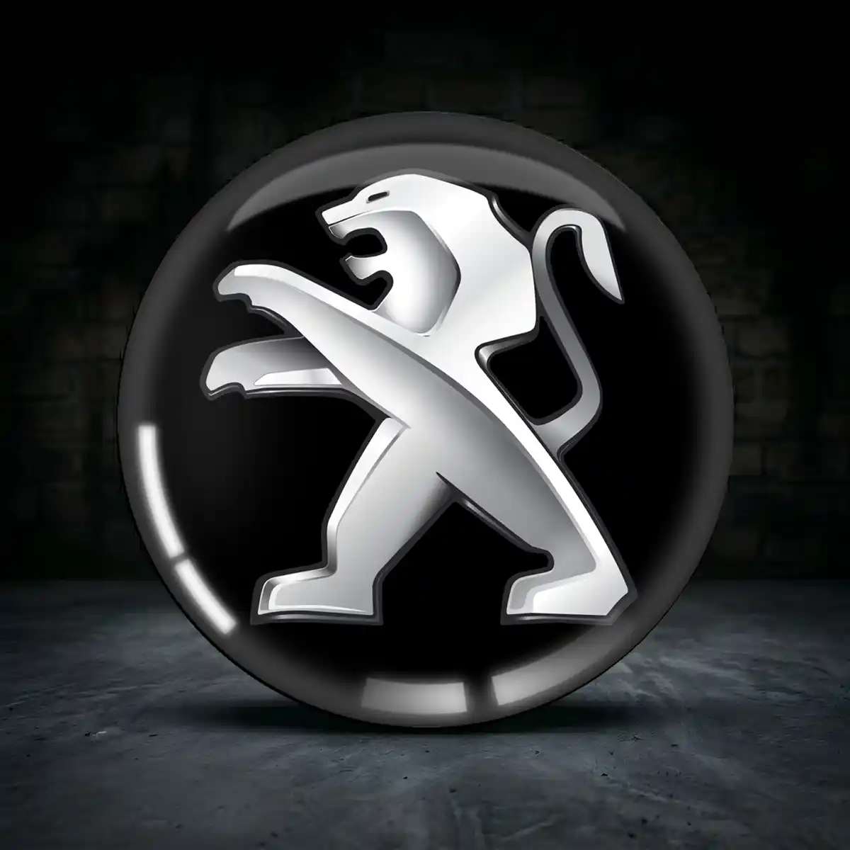 Peugeot Felgenemblem Aufkleber Luxus-Edition