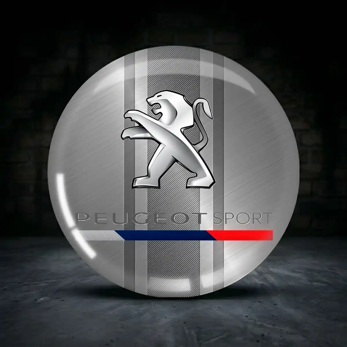 Peugeot Nabendeckel Aufkleber Interieurdesign