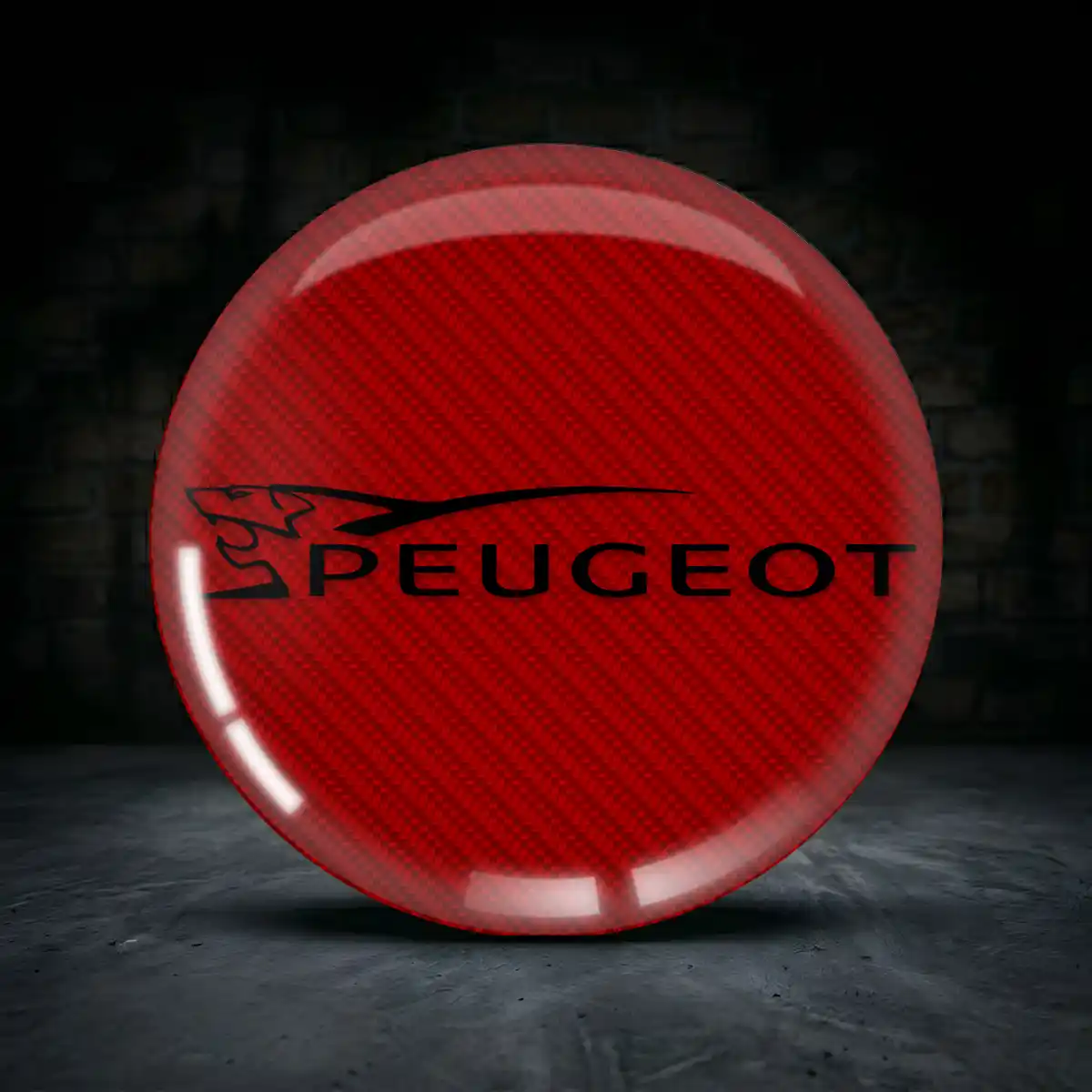 Peugeot Radmitte Aufkleber Interieurdesign