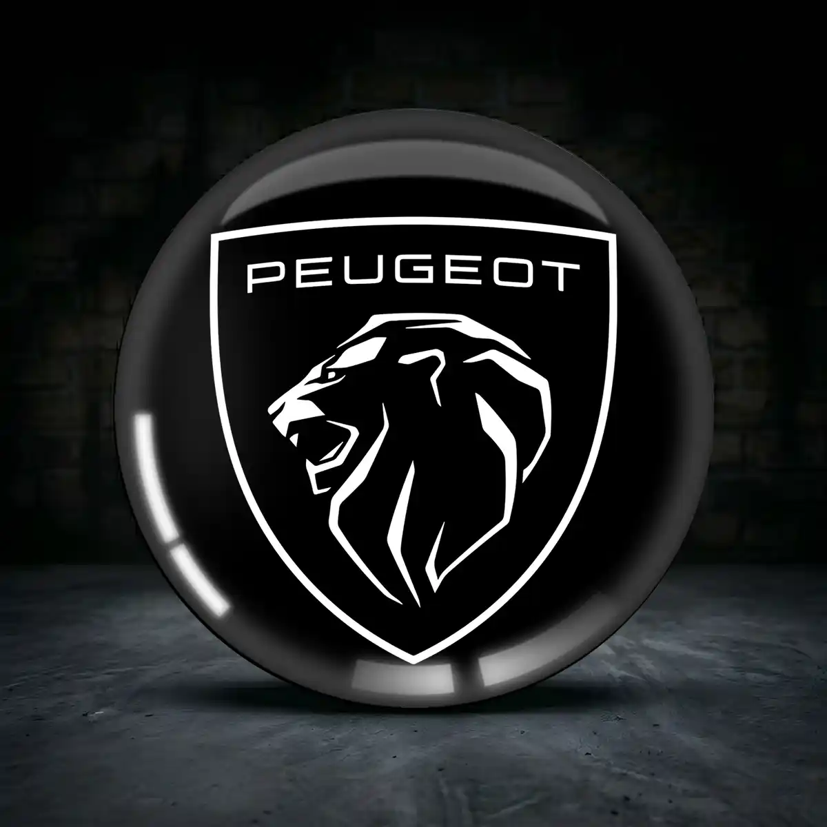 Peugeot Radmitte Aufkleber Limitierte Auflage