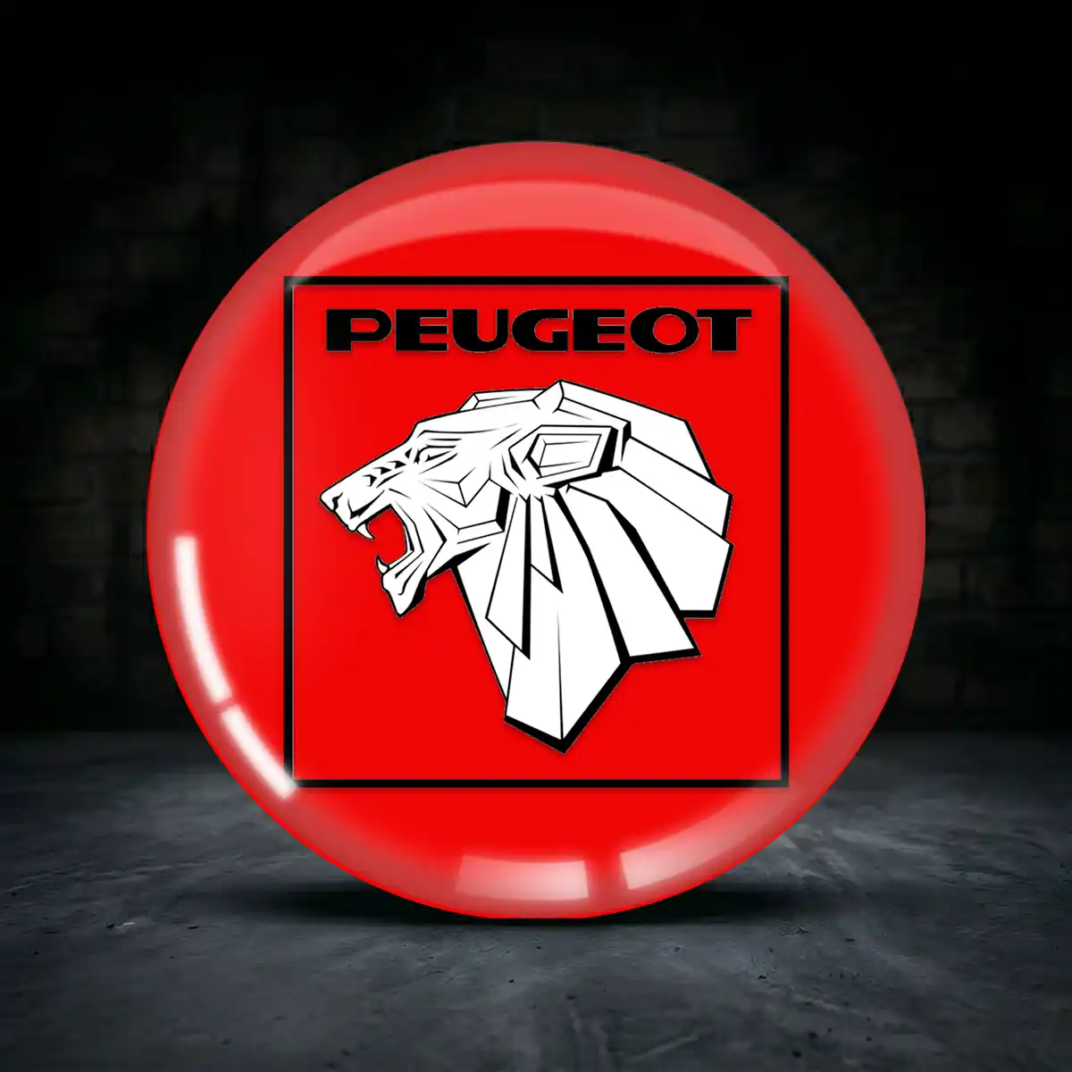 Peugeot Radmitte Aufkleber Premium-Edition