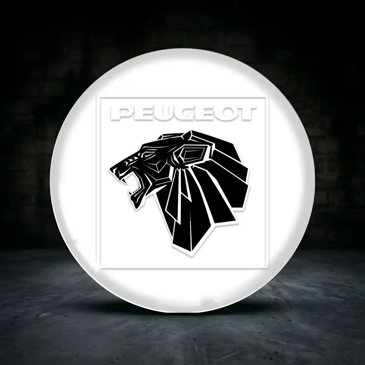 Peugeot Silikon Aufkleber Embleme Hohe Qualität