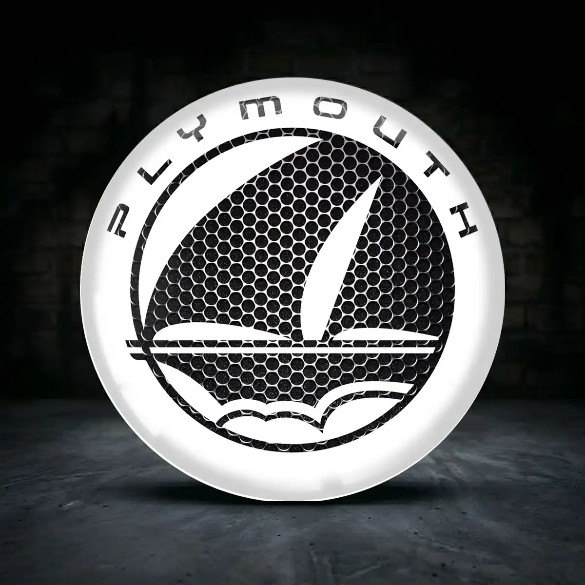 Plymouth Aufkleber 3D Gel Hohe Qualität