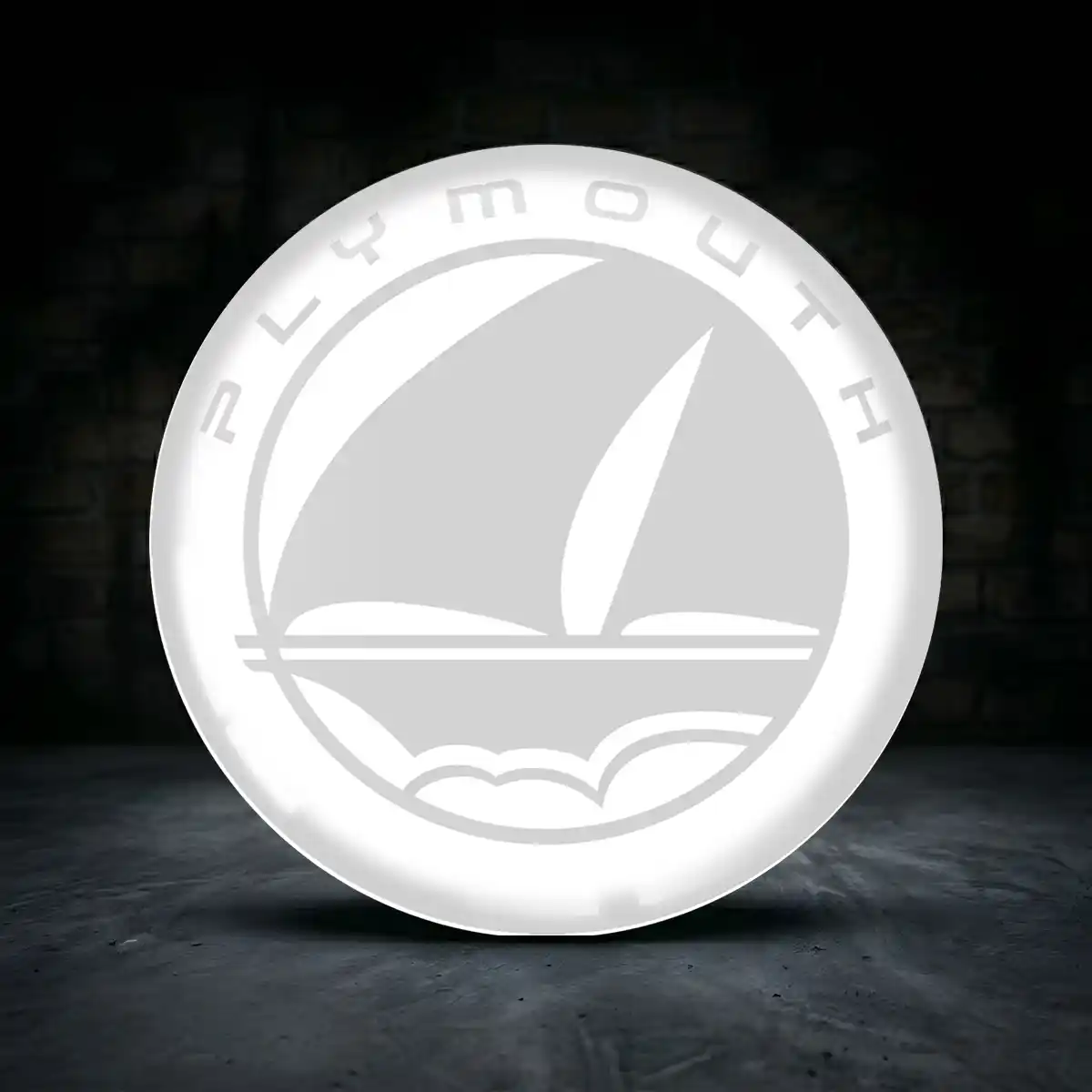 Plymouth Aufkleber Nabendeckel Stilvolles Design