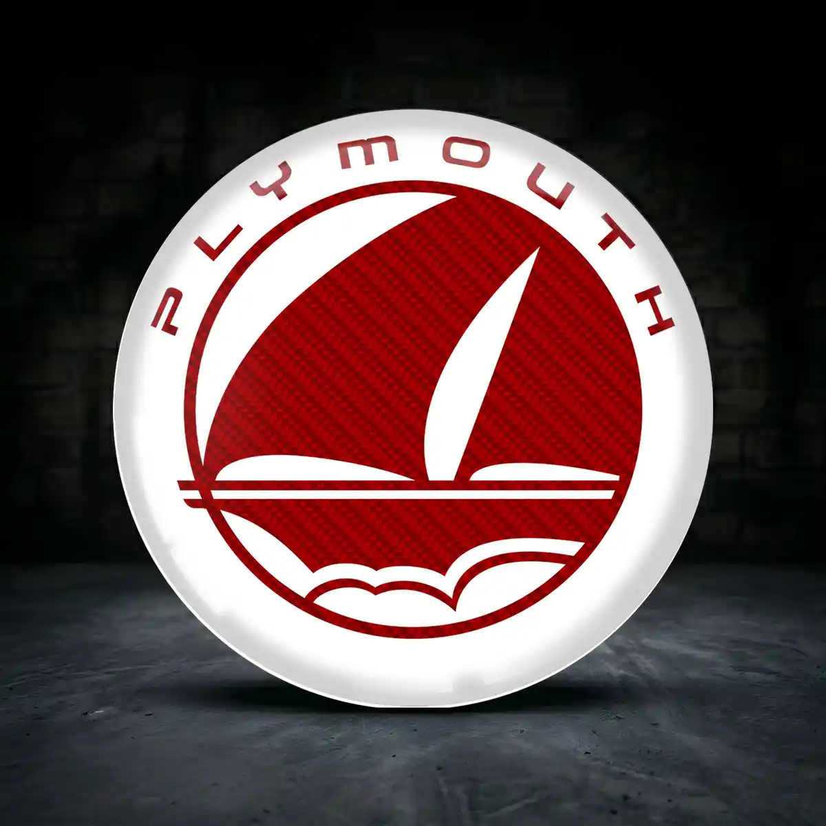 Plymouth Aufkleber Nabenkappen Hohe Qualität