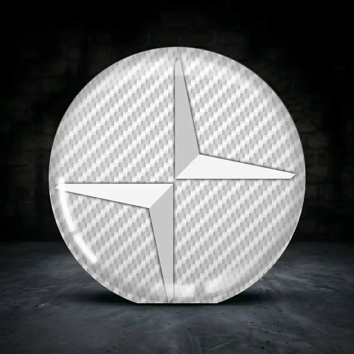 Polestar Aufkleber Nabenkappen Stilvolles Design