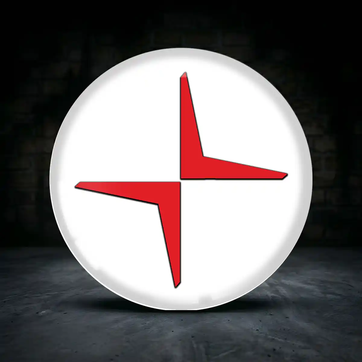Polestar Epoxidharz Embleme Stilvolles Design