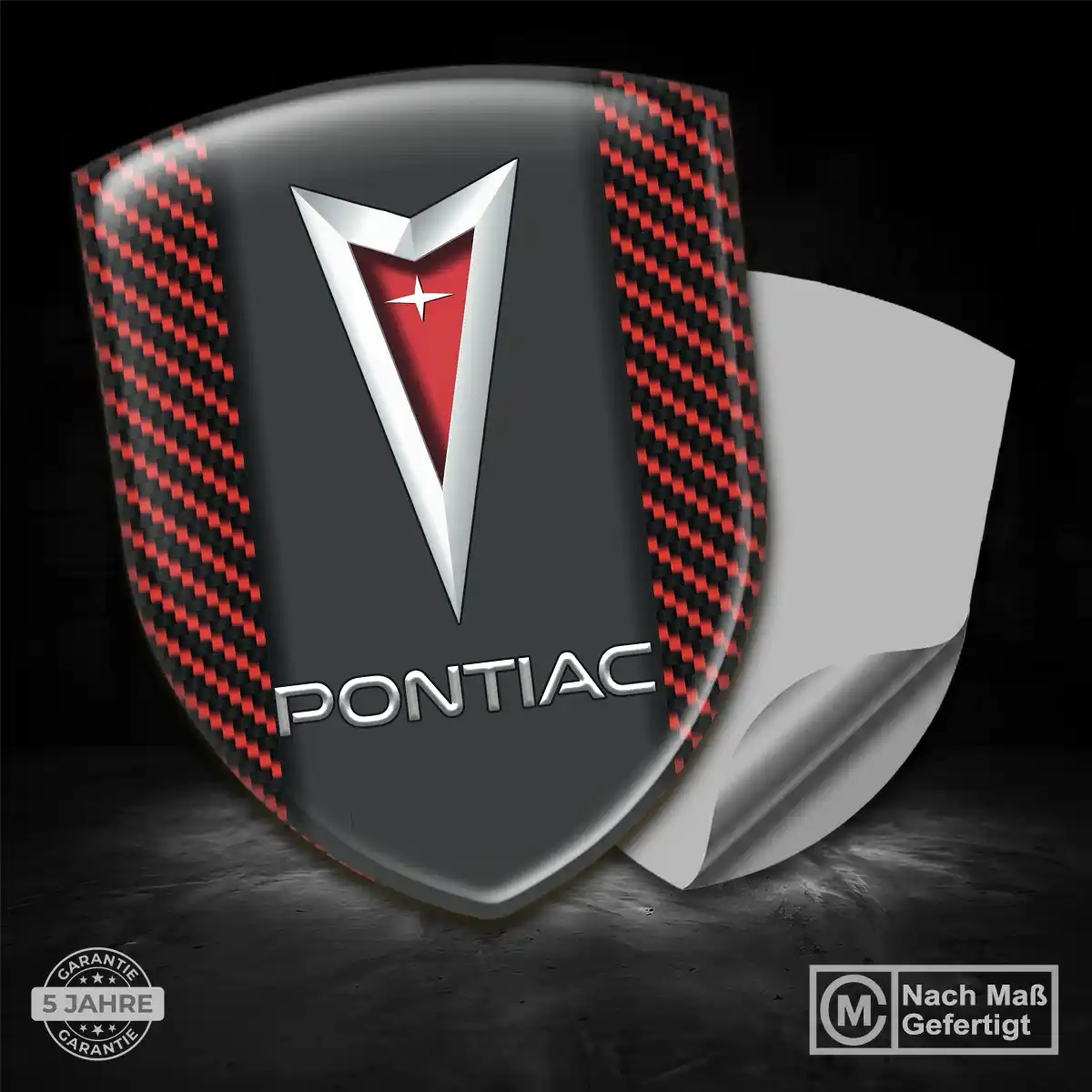 Pontiac 3D Gel Aufkleber Auto Hohe Qualität