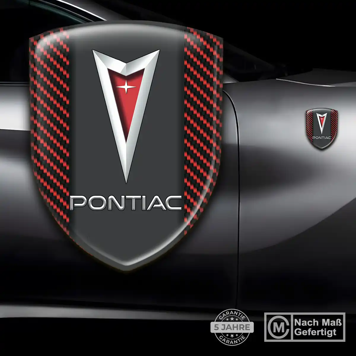Pontiac 3D Gel Aufkleber Auto Hohe Qualität