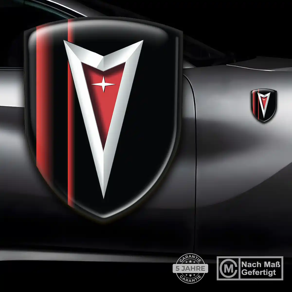 Pontiac 3D Gel Aufkleber Emblem Auto Stilvolles Design