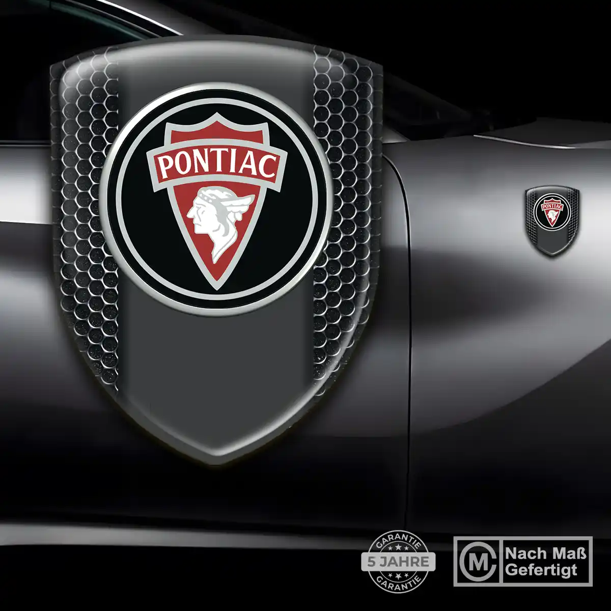 Pontiac 3D Gel Aufkleber Emblem Hohe Qualität