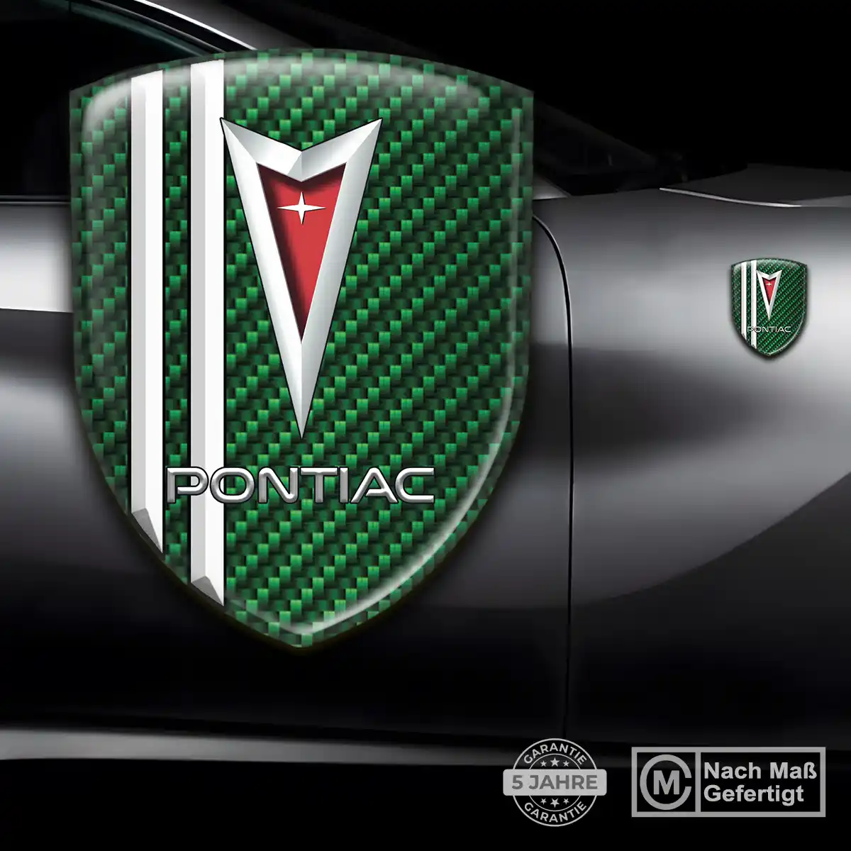 Pontiac 3D Gel Aufkleber Embleme Auto Hohe Qualität
