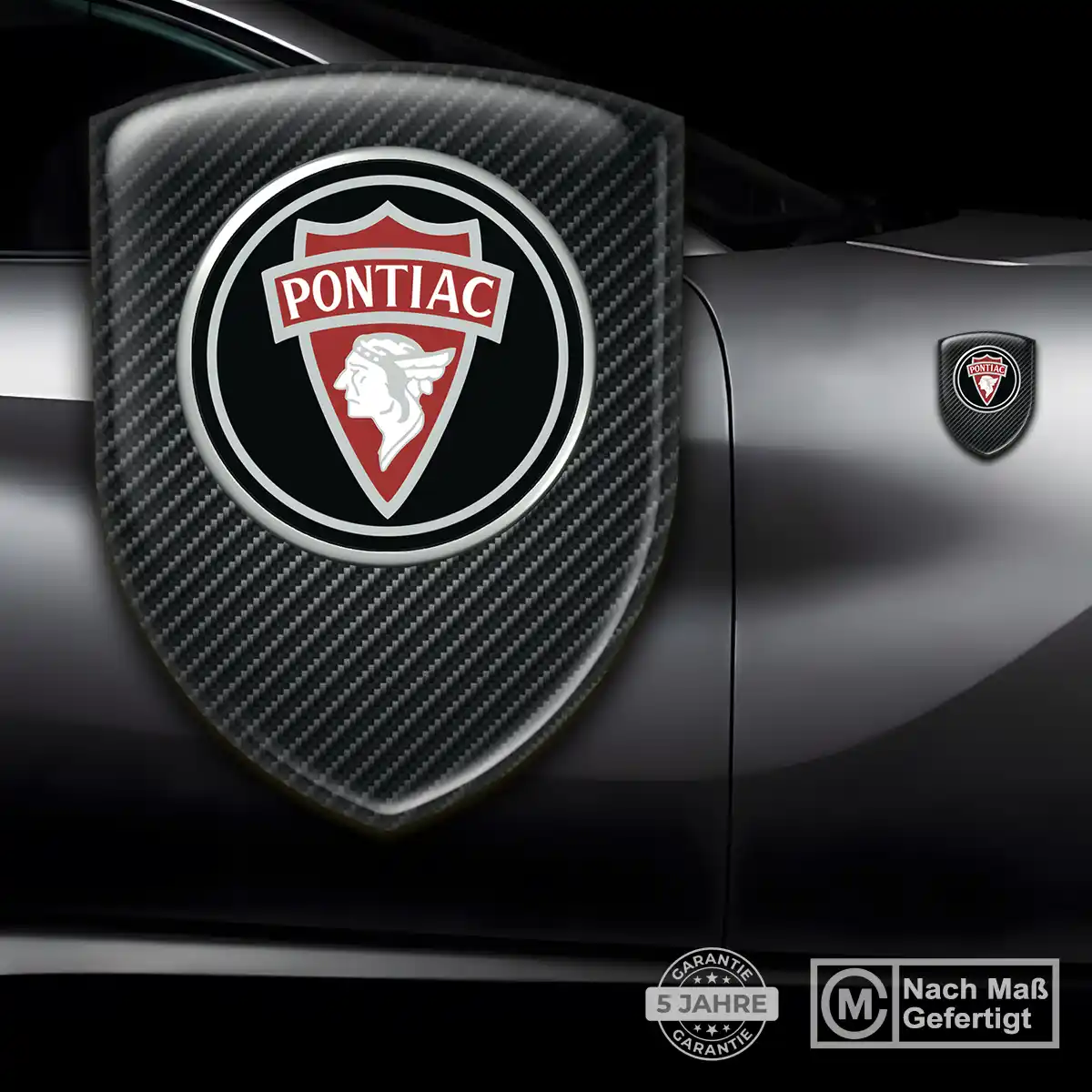 Pontiac 3D Gel Aufkleber Premium-Edition