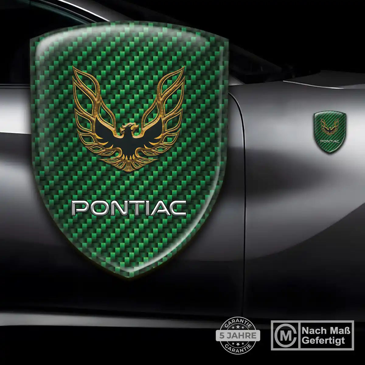 Pontiac 3D Gel Aufkleber Silikon Hohe Qualität
