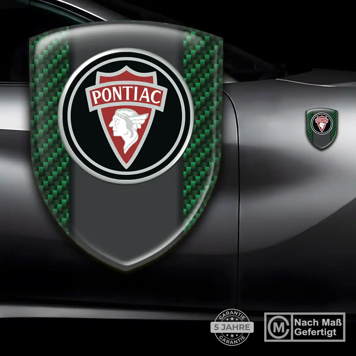 Pontiac 3D Gel Aufkleber Wappen Auto Hohe Qualität
