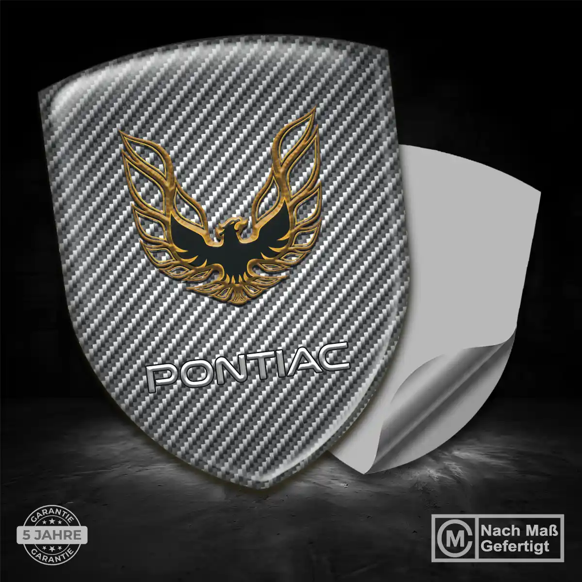 Pontiac Aufkleber 3D Gel Emblem Auto Hohe Qualität