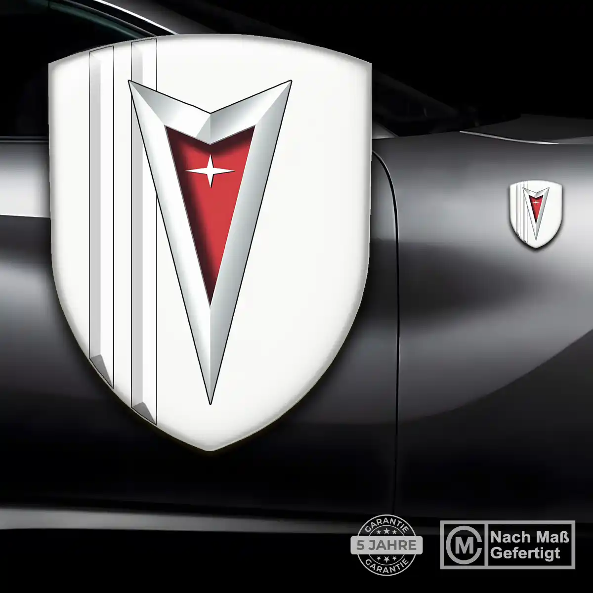 Pontiac Aufkleber 3D Gel Emblem Auto Stilvolles Design