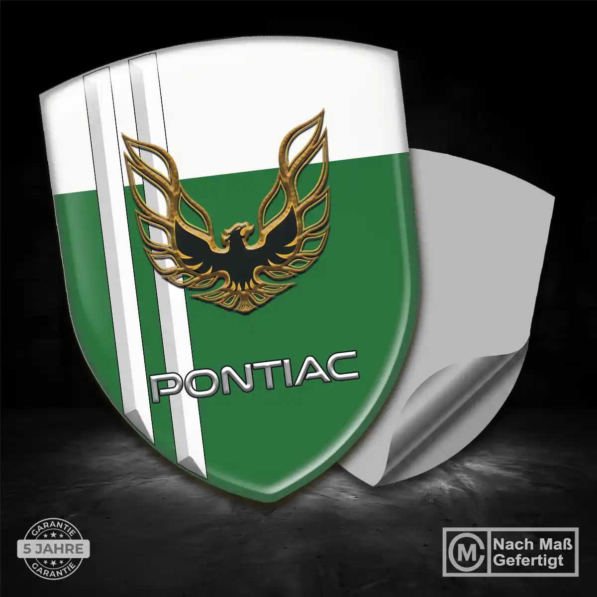 Pontiac Aufkleber 3D Gel Emblem Hohe Qualität