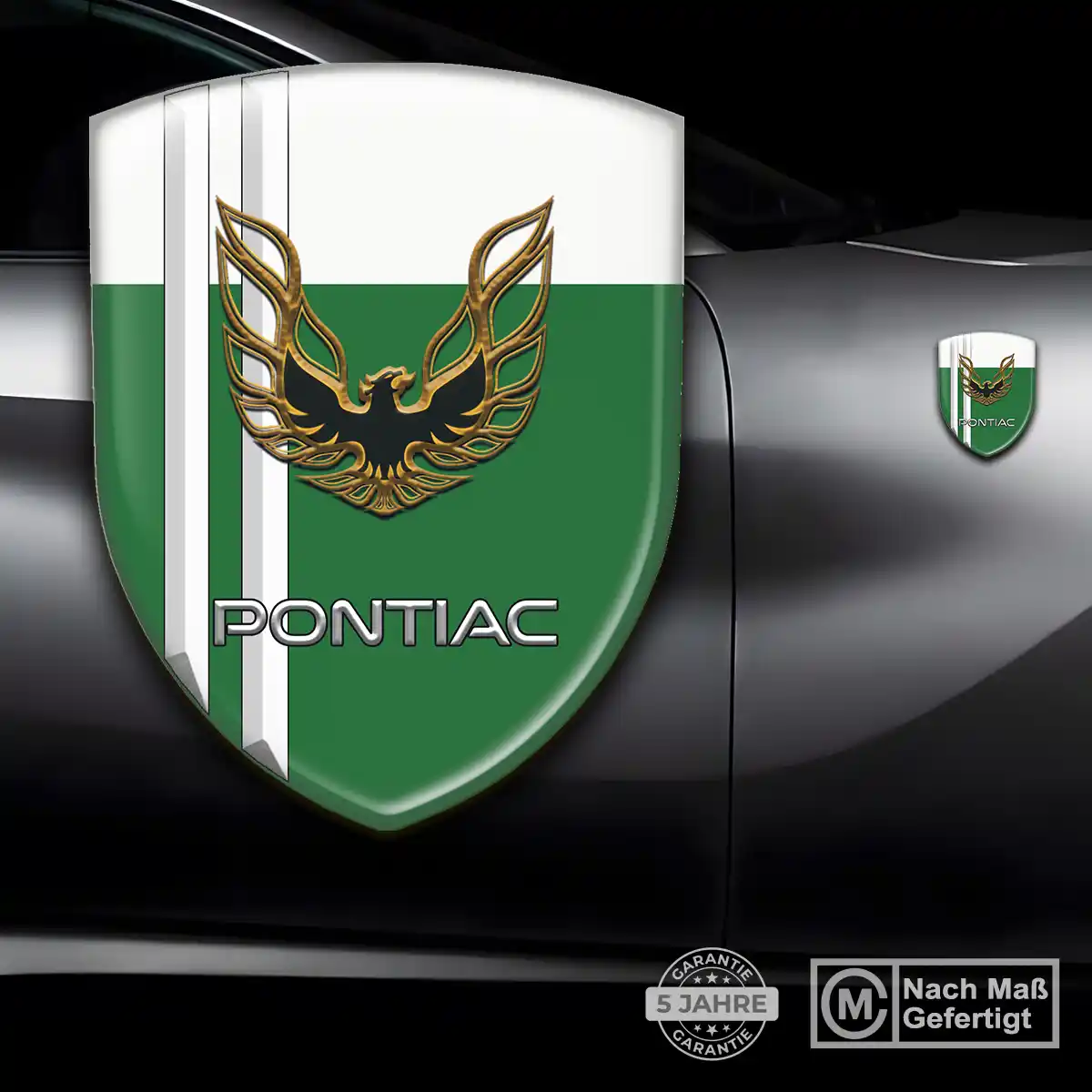 Pontiac Aufkleber 3D Gel Emblem Hohe Qualität