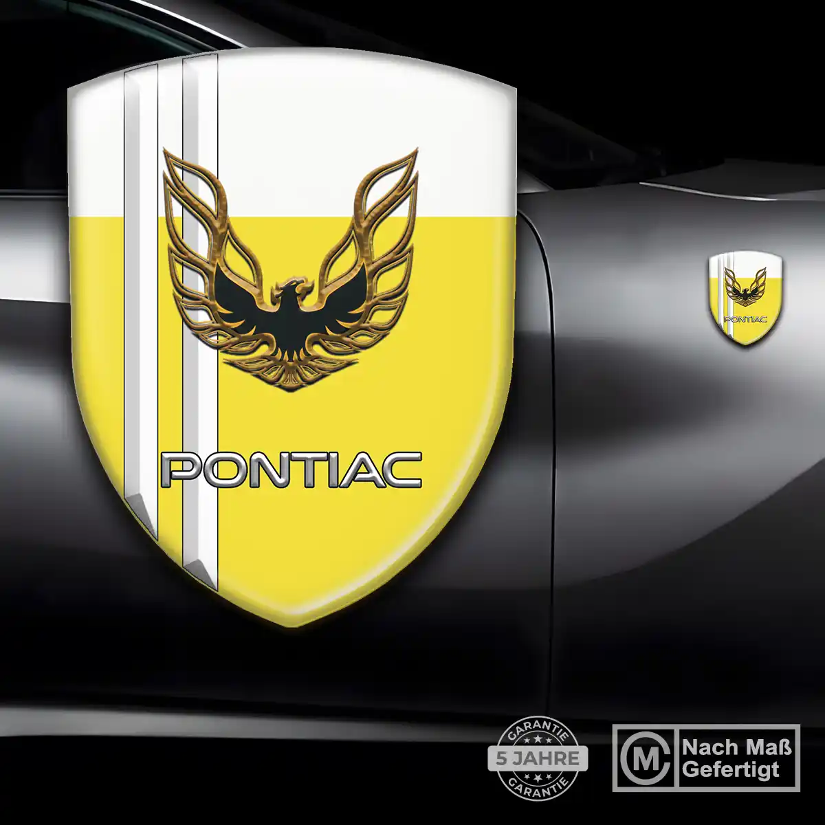 Pontiac Aufkleber 3D Gel Emblem Premium-Edition