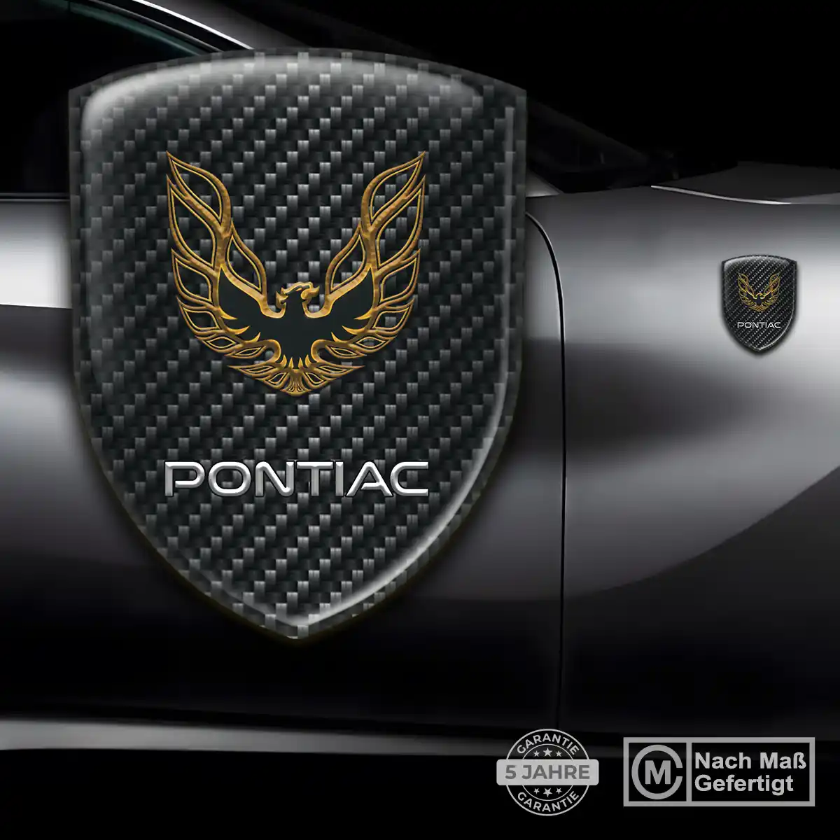 Pontiac Aufkleber 3D Gel Embleme Hohe Qualität